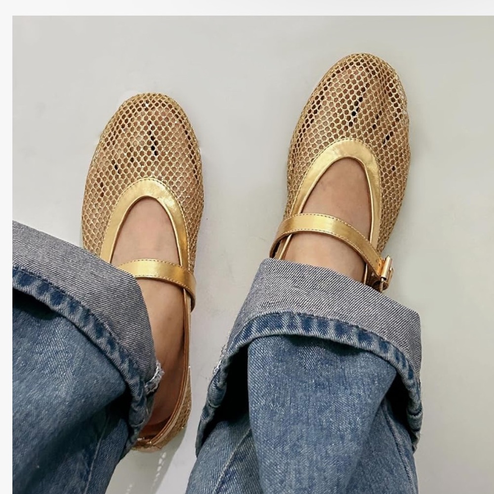 Mesh Ballet Flats brand new